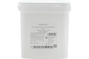 MUNTRADE Gel Conductor Kefus 5L Cubo Profesional – Gel para Ultrasonidos, Cavitación, IPL y Radiofrecuencia – Alta Conductividad, Uso Médico y Estético