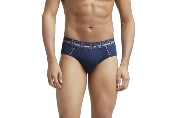 Jockey US14 Men's Super Combed Cotton Solid Brief with Ultrasoft Waistband (Garter Colors May Vary)