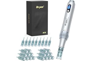 BESTAUTY Dr. Pen Ultima M7S Microneedling Pen, Senza Fili Derma Pen con 27 Cartucce di Ricambio Macchina per Microaghi Regolabile a 6 Velocità, Per la crescita di viso/corpo/capelli