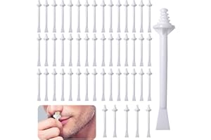 Wekuw 100 Stücke Nasenhaarwachs Nasenwachs set Nasenwachsstäbchen Nasenwachs-Applikatoren Nasen Wax set Herren Nasal Hair Wax Stick Geeignet zur Schnellen Nasenhaarentfernung
