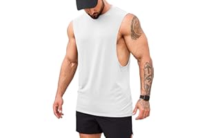 COOFANDY Tank Top Herren Gym Bodybuilding Shirts Ärmellose Muskelshirts Männer
