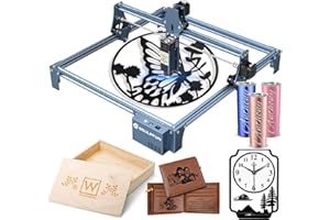 SCULPFUN S9 Graveur Laser 90W Machine a Graver Laser, Mise au Point Précise Decoupe Laser Metal, Gravure Laser Bois Zone de 410 X 420mm, Outils de Bricolage pour Métal, le Bois, Acrylique