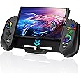 TERRIFI Switch Controllers with Hall Joystick for Nintendo Switch/OLED, Pro Remote Controller with RGB Light, Turbo, Dual Motor, 4 Game Slots, Wired Joypad Replacement for Nintendo Switch Controller