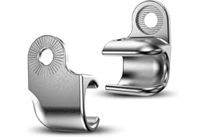 NICEDACK Attelage pour Remorque de Vélo Thule Chariot pour Enfants (Argent, 2 Pièces)