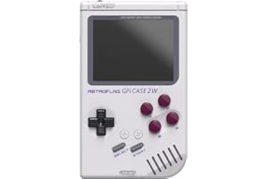 Retroflag GPi CASE 2 W mit Tragetasche für Raspberry Pi Zero, Zero W, Zero 2 W mit 7,6 cm LCD-Bildschirm, wiederaufladbarer Akku, extra Turbo-Taste, Hotkey und einfache Installation