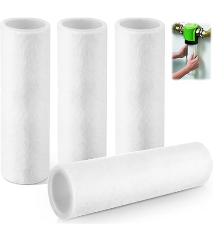 Grünbeck Filtro di ricambio per filtro dell'acqua Boxer K, confezione da 2 (80 µm senza campana di protezione) *** (filtro in tessuto non tessuto, filtro per acqua domestica, filtro a candela, filtro