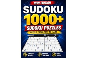 1000+ Sudoku Puzzles for Adults: A Book With More Than 1000 Sudoku Puzzles from Easy to Hard for adults.