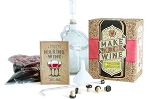 Craft A Brew Home Chardonnay - Kit de fabricación para principiantes fáciles con ingredientes y suministros - Lo último en elaboración de vino