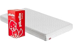PIKOLIN HOME Pikolin Baby - Colchón Cuna 70 x 140 cm Viscoelástico BabyPro Altura 10cm – Hipoalergénico - Funda Extraíble y Lavable - Descanso Seguro y Transpirable