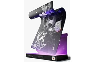 Nyfter - XXL Gaming Mauspad Nyfpad - 900x500mm Koi Premium Gaming Mousepad (Blossom-Black)