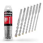 Orijinal Einhell 7 Par&ccedil;a SDS Plus Kırıcı Matkap Ucu Seti, 160 mm, (4 Ağızlı Karb&uuml;r Plakalı, Merkezleme U&ccedil;lu, 40Cr Takım &Ccedil;eliğ