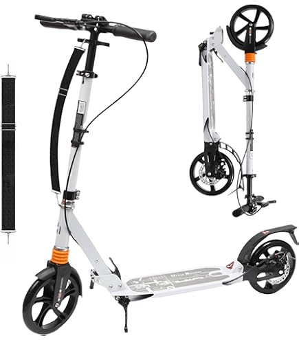 Trottinette Pliable Pb – Adulte/enfant – Jusqu'à 100 Kg – Roues 230 Mm – Bleue