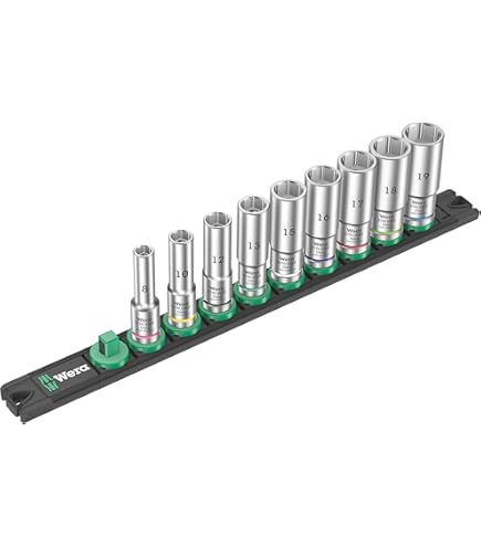 Wera B Imperial Jeu de clés à douille en pouces 3/8 9 pièces 05005450001