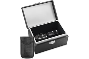 SPECIALIST AUTOMOTIVE SOLUTIONS Faraday Box For Car Keys Large 19 x 12 9 CM – RFID Anti Theft Keyless Entry Signal Blocking Pouch – Prevents Key Cloning Safety For Your Home