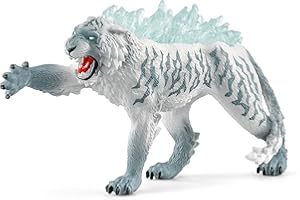 Schleich 70147 Tigre de Glace, dès 7 Ans, Eldrador® - Figurine, 13,5 x 4,5 x 8 cm