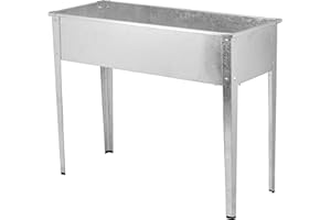Güde GHB 94773 Raised Bed 80 V (Galvanised Steel Body, Drain Opening for Excess Water, 77 L Capacity)