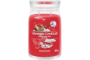 Yankee Candle Signature Scented Candle | Christmas Eve Large Jar Candle with Double Wicks | Soy Wax Blend Long Burning Candle