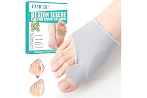 NAILGELER Hallux Valgus Socken, Hallux Valgus Korrektur, Hallux Valgus Bandage, Großer Zeh Bandage, Hammerzeh Korrektur und Schutz, Zehenspreizer Hallux Valgus Bandage für Damen & Herren (M, Grau)