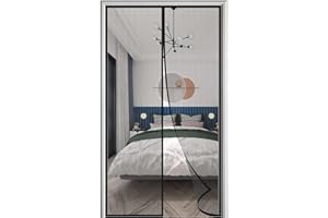 RECHTECKIG Magnétique Moustiquaire Porte, Aimantée Maille Ultra Fine Fermeture Automatique Rideaux Anti Mouches Installation Facile, pour Portes de Multi Types