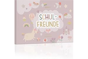 BIROYAL Libro degli amici "I miei amici" | per ragazzi e ragazze | Libro dell'amicizia asilo nido da compilare | Amici dell'asilo