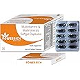 Powerrich Multivitamin & Multiminerals Softgel Capsules Vitamin C, Vitamin D, Vitamin B, Zinc, Supports Immunity and Growth Health for Men and Women(Pack of 10) 100 Caps