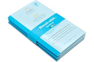 Dolfin Chocolate (Paquete de 3) Negro con Pan de Molde y Sal de Guerande - Barra de Chocolate Belga Artesanal, Galleta de Sablé Fondant - Confitería de Lujo, Dulces Gourmet - Hecho en Bélgica, 210g