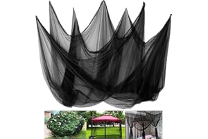 Gerbala Outdoor Mosquito Net, 3 x 10 m, Fly Net for Indoor and Outdoor Use, Robust Insect and Bird Protection Net, Ideal for Garden, Vegetables & Fruits, Plant Protection, Garden Nets, Black