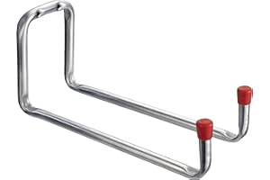 Connex DY222026 Gancio Doppio a Parete zincato 90 x 120 x 250 mm, Grigio, 1 pezzo