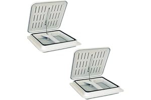 Pescaplanet Kit composto da Due Oblo 40X40 con Zanzariera TF 40 per il tuo Camper