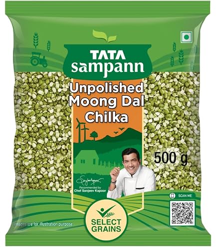 Paaritosh Organic Green Moong Dal (Split/Chilka) (500 g