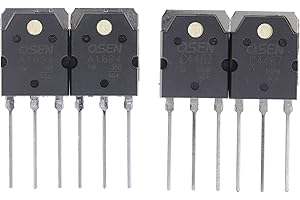 HUABAN 2 paires A1694 (2SA1694) + C4467 (2SC4467) NPN PNP Transistor de puissance au silicium TO-3PN 120V 11A 120W hFE:80-160