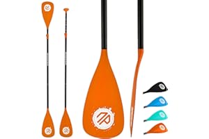 niphean SUP Paddle, Pagaie Paddle Galleggianti Staccabili in 3 e 4 Pezzi, Pagaia SUP Regolabile, Remi Durevoli