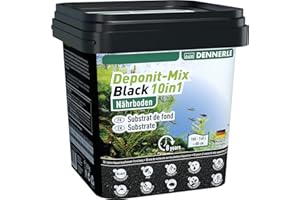 Dennerle Deponit-Mix Black 10in1-4,8 kg Multimineral-Nährboden für Aquarien von 50-70 Liter