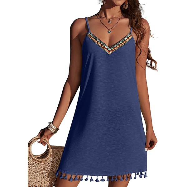 Vancavoo Strandjurk voor Dames, Zomer Strandblouse, Strandhemd, V-hals, Strandtuniek, Losse Button-Down Strandponcho, Longblouse, Bikini Cover Up, wit, M