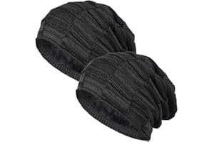 EINSKEY Slouchy Beanie Hat for Men/Women, Fashion Oversize Large Baggy Skull Cap Chemo Headwear Sleeping Cap
