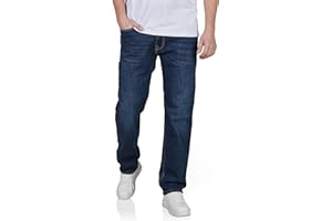 JACK & JONES Jeans Herren Stretch lang Straight Fit JJICLARK Jeanshose Hose Denim Blau Schwarz 30 31 32 33 34 36 38