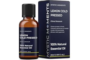 Mystic Moments | Cytrynowy tłoczony na zimno olejek eteryczny - 50 ml - 100% naturalny