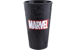 Paladone Marvel Logo Beber Glass, Producto oficial para juegos PP7981MC