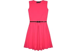 A2Z 4 KIDS Filles Patineur Robe Enfants Fête Robes avec Libre Ceinture Neuf Âge 5 6 7 8 9 10 11 12 13 Ans.