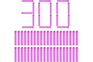 Batop 300 Stück Pfeile Dart Nachfüllpack für Nerf Rebelle (Rosa)