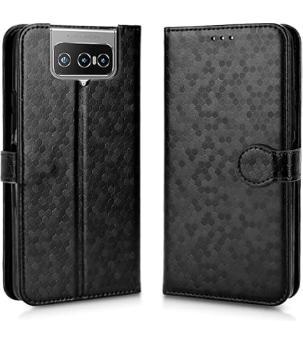 Custodia In TPU Compatibile Con Asus ZenFone 7 ZS670KS, Cover Morbida Antiurto, Sottile E Antigraffio, Ritagli Precisi, Colore Nero