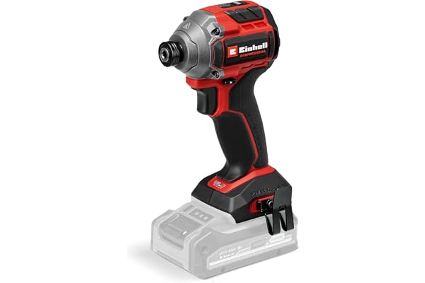 Einhell Professional Visseuse à chocs sans fil TP-CI 18/250 Li BL-Solo Power X-Change (18 V, couple de 250 Nm, moteur sans charbon, porte-embout 6 pans creux, lampe LED, sans batterie)