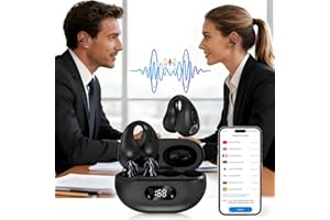 CASE LOGIC Audífonos de traducción de idiomas, auriculares inalámbricos 3 en 1 para teléfono (música, llamadas, traducción en tiempo real de 144 idiomas), conducción ósea bidireccional, cómodos, auriculares