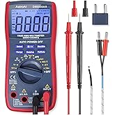 AstroAI Digital Multimeter, TRMS 6000 Counts Multimeters Manual and Auto Ranging; Measures Voltage, Current, Resistance, Cont