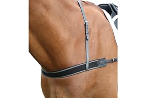 Shires Velociti GARA Elastic Breastgirth Black