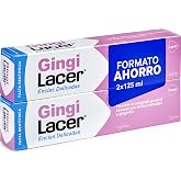 Lacer GINGI - Duplo 125 ml, Fluoride Toothpaste, Reduces Gingival Bleeding, Protects Gums, Reduces Plaque Formation, Toning