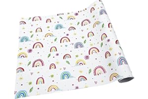 arkamii Mini rollo papel de regalo diseño arco iris 3 m x 32 cm (S14)