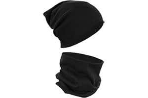 Alkato Unisex Beanie Mütze und Schal Set Uni