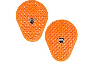 RTX Gear Flat 3D Net Shock Absorbing Flexible CE Certified Level 2 Biker Jeans Pant Upgrade Armour Inserts Unisex Hip & Side Protection (Hip Pads)