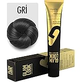 GLAMLOOK Kalıcı Sa&ccedil; Boyası | GRİ | 100 ml | Koruyucu, nemlendirici, besleyici yağlar, d&uuml;ş&uuml;k amonyak seviyesi, profesyonel 79 